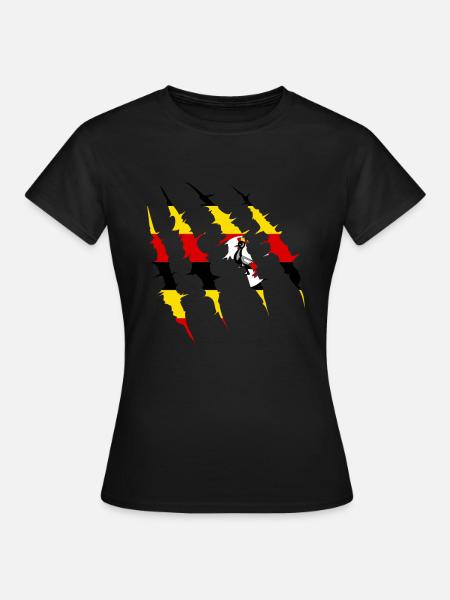 Uganda - Frauen T-Shirt - Schwarz