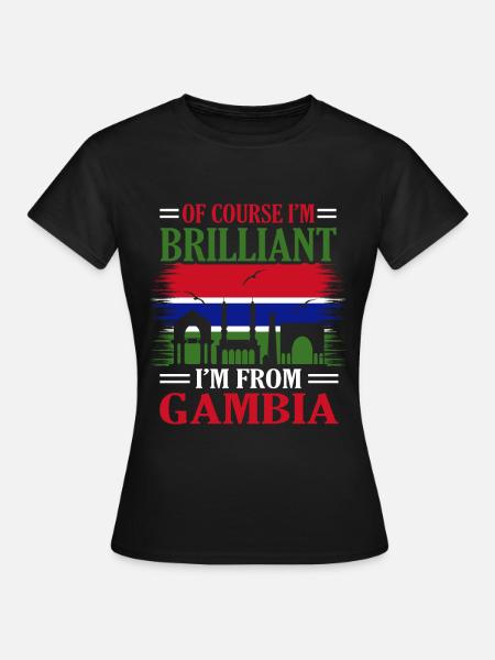 Gambia - Frauen T-Shirt - Schwarz