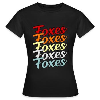 Renard - T-shirt Femme - noir - Devant - AI Model Female 172 dark (172cm)