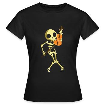 Viola - Women's T-Shirt - black - Front - AI Model Female 172 dark (172cm)