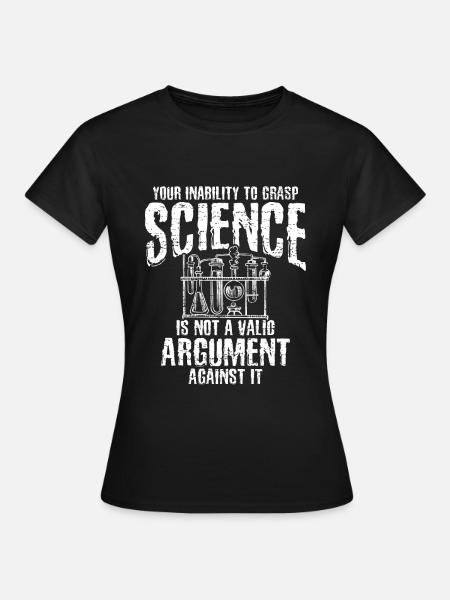 Lovers of Science Physics - Women's T-Shirt - black