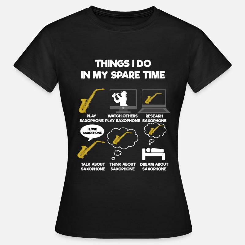 Saxophone - Women's T-Shirt - black