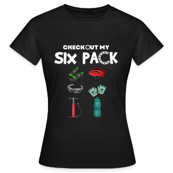 Cycling cycling - Women's T-Shirt - black - Front - AI Model Female 172 dark (172cm)