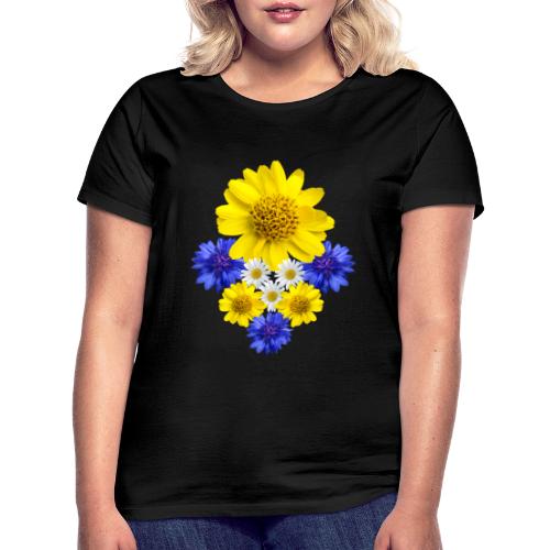 Blume Blüte floral Blumenranke blumig Blumenstrauß - Frauen T-Shirt