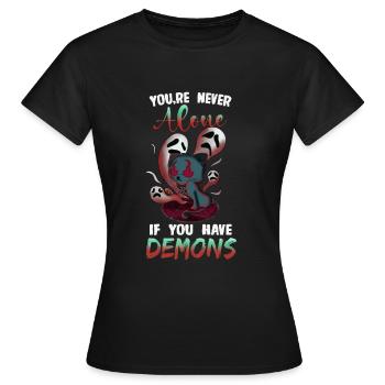 Humour - Women's T-Shirt - black - Front - AI Model Female 172 dark (172cm)