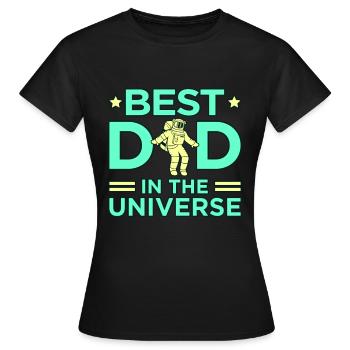 Weltraum - Frauen T-Shirt - Schwarz - Vorne - AI Model Female 172 dark (172cm)