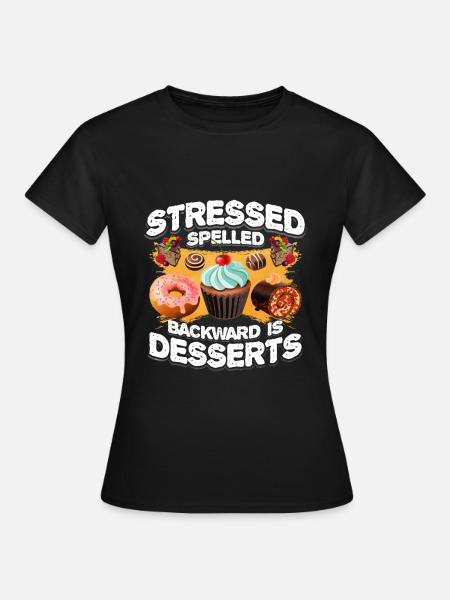 Cupcakes Desserts Geschenk - Frauen T-Shirt - Schwarz