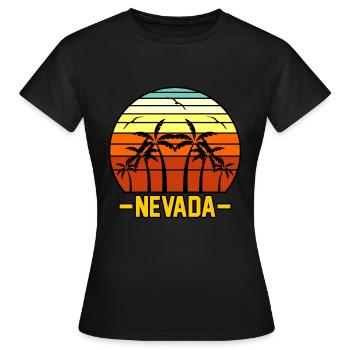 Nevada forscher geschenk - Frauen T-Shirt - Schwarz - Vorne - AI Model Female 172 dark (172cm)