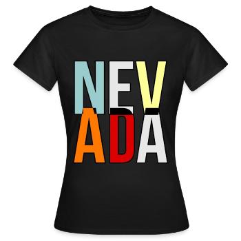 Nevada lebensgeschenk - Frauen T-Shirt - Schwarz - Vorne - AI Model Female 172 dark (172cm)