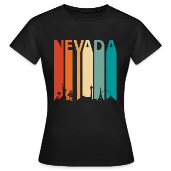 Cadeau de racine du Nevada - T-shirt Femme - noir - Devant - AI Model Female 172 dark (172cm)