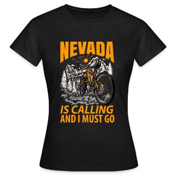 Cadeau de racine du Nevada - T-shirt Femme - noir - Devant - AI Model Female 172 dark (172cm)