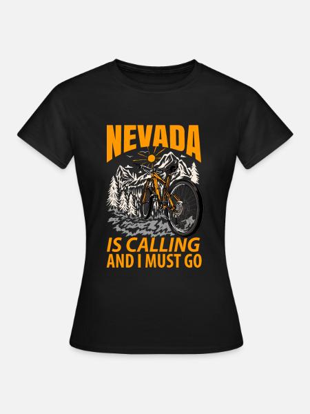 Nevada wurzel geschenk - Frauen T-Shirt - Schwarz