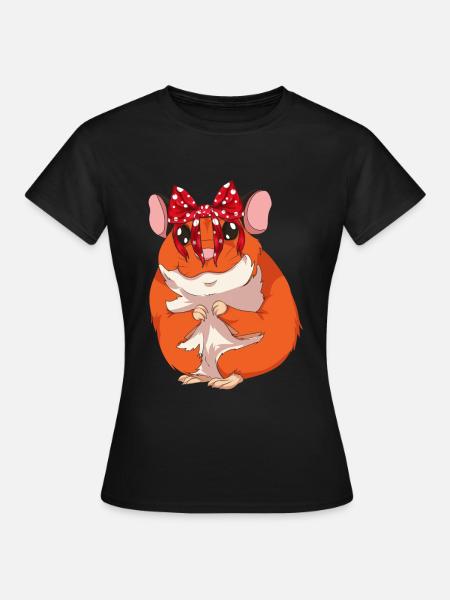 Hamster - Frauen T-Shirt - Schwarz