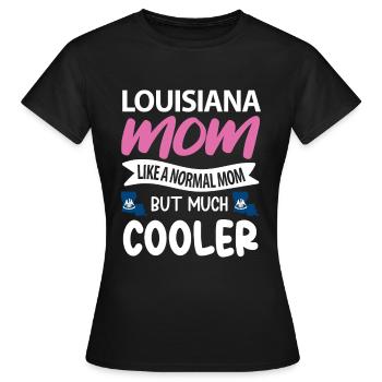 Louisiana mutter geschenk - Frauen T-Shirt - Schwarz - Vorne - AI Model Female 172 dark (172cm)