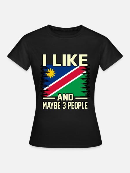 Namibia - Frauen T-Shirt - Schwarz
