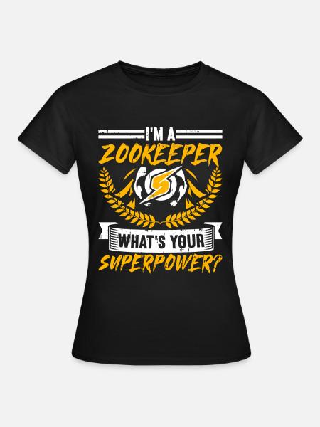 Zoowärter - Frauen T-Shirt - Schwarz