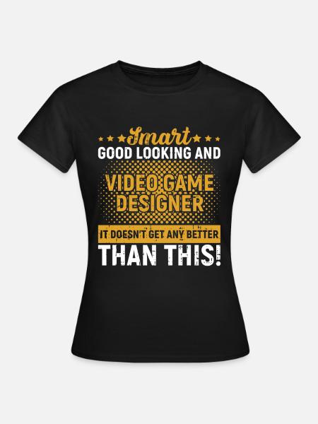 Video Game Designer - Frauen T-Shirt - Schwarz