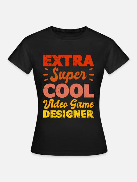 Video Game Designer - Frauen T-Shirt - Schwarz