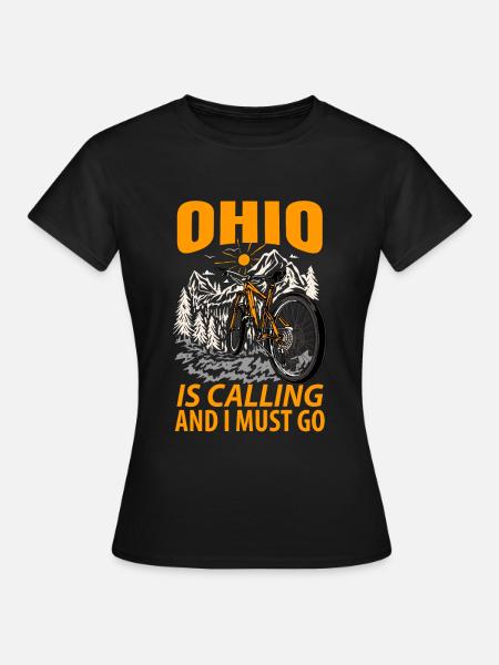 Reisendes Ohio geschenk - Frauen T-Shirt - Schwarz