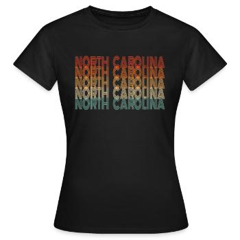 Schönheit Von North Carolina geschenk - Frauen T-Shirt - Schwarz - Vorne - AI Model Female 172 dark (172cm)