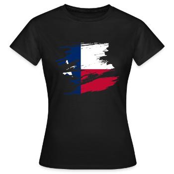 Cadeau d’un résident du Texas - T-shirt Femme - noir - Devant - AI Model Female 172 dark (172cm)