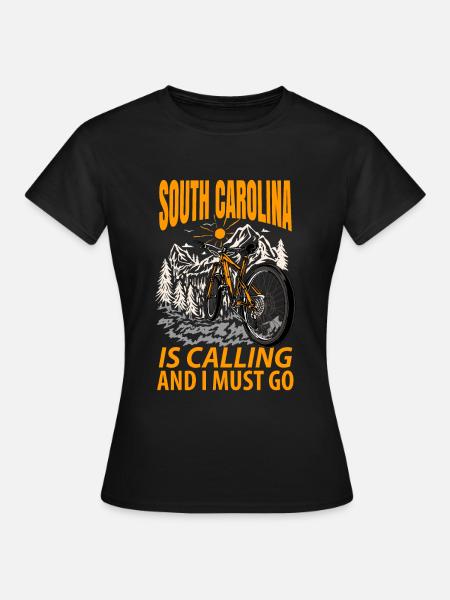 South Carolina Adventures Geschenk - Frauen T-Shirt - Schwarz