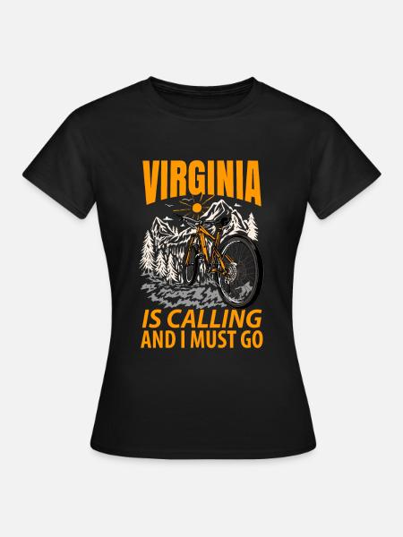 Virginia Abenteurer Geschenk - Frauen T-Shirt - Schwarz
