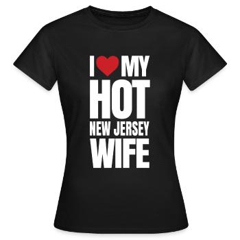 Cadeau de femme du New Jersey - T-shirt Femme - noir - Devant - AI Model Female 172 dark (172cm)