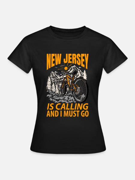 New jersey abenteurer geschenk - Frauen T-Shirt - Schwarz