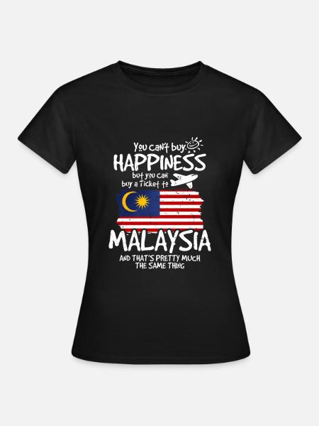 Malaysia - Frauen T-Shirt - Schwarz