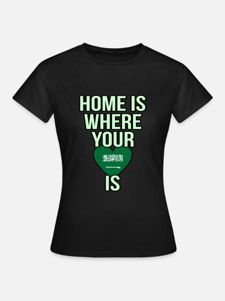 Saudi arabien - Frauen T-Shirt - Schwarz