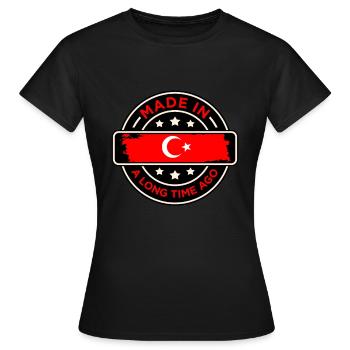 Turquie - T-shirt Femme - noir - Devant - AI Model Female 172 dark (172cm)