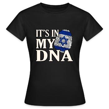 Israël - T-shirt Femme - noir - Devant - AI Model Female 172 dark (172cm)