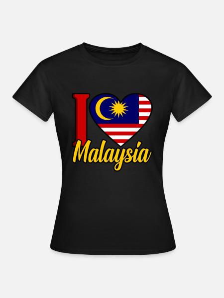 Malaysia - Frauen T-Shirt - Schwarz