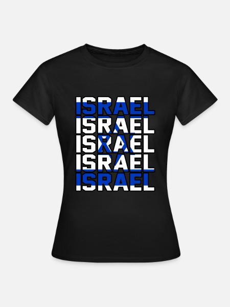 Israel - Frauen T-Shirt - Schwarz