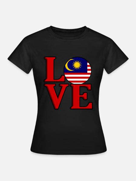 Malaysia - Frauen T-Shirt - Schwarz