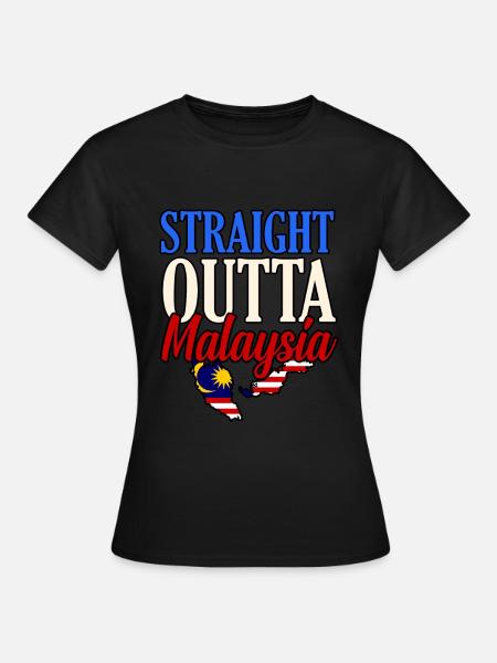 Malaysia - Frauen T-Shirt - Schwarz