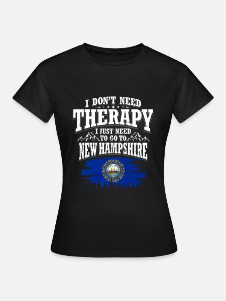 New Hampshire - Frauen T-Shirt - Schwarz