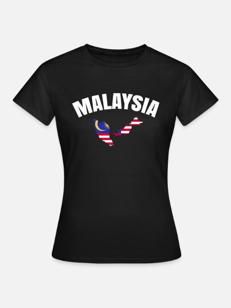 Malaysia - Frauen T-Shirt - Schwarz