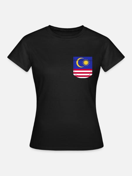 Malaysia - Frauen T-Shirt - Schwarz