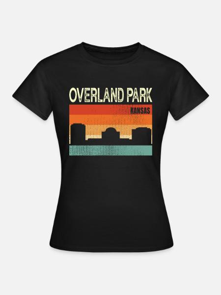 Überlandpark Kansas - Frauen T-Shirt - Schwarz