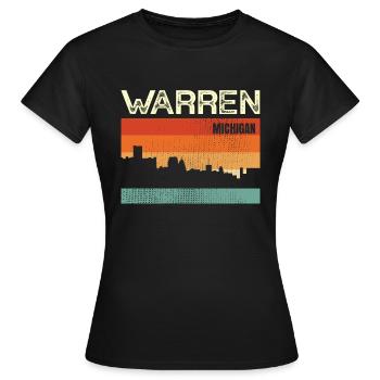 Labyrinth - Frauen T-Shirt - Schwarz - Vorne - AI Model Female 172 dark (172cm)