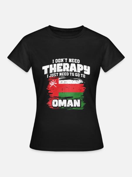 Oman - Frauen T-Shirt - Schwarz