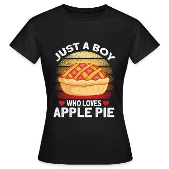 Apple pie - Women's T-Shirt - black - Front - AI Model Female 172 dark (172cm)
