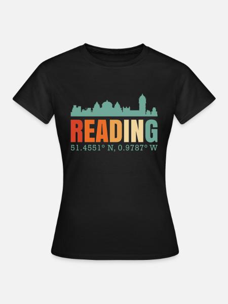 Reading - Frauen T-Shirt - Schwarz