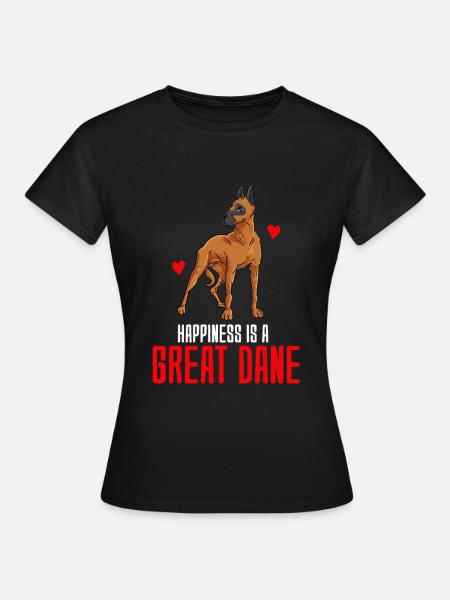 Dänische Dogge - Frauen T-Shirt - Schwarz