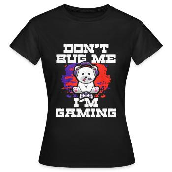 Gaming Gaming Computer Games Gift - Women's T-Shirt - black - Front - AI Model Female 172 dark (172cm)