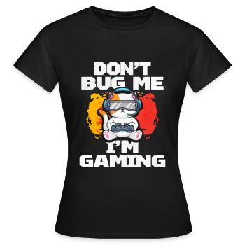 Gaming Gaming Computer Games Gift - Women's T-Shirt - black - Front - AI Model Female 172 dark (172cm)