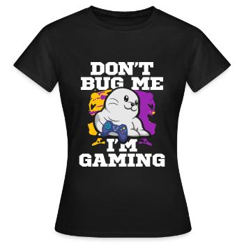 Gaming Gaming Computer Games Gift - Women's T-Shirt - black - Front - AI Model Female 172 dark (172cm)