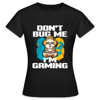 Gaming Gaming Computer Games Gift - Women's T-Shirt - black - Front - AI Model Female 172 dark (172cm)